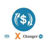 money changer logo icon vector