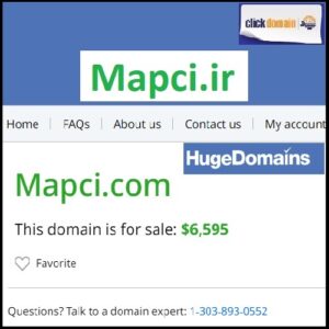 فروش دامنه اینترنتی Mapci.ir مپسی